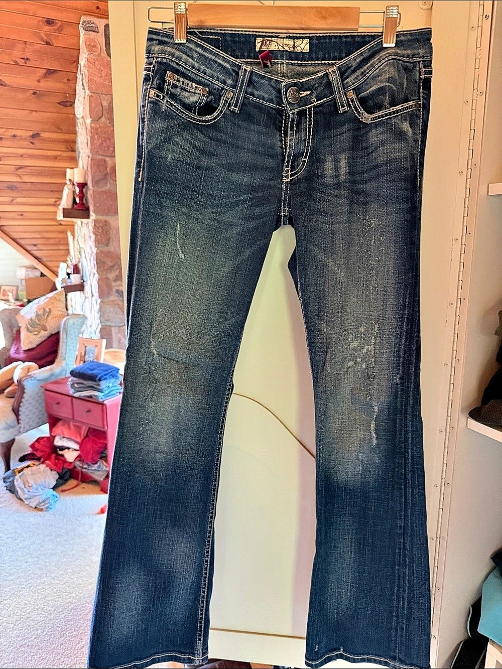 BKE Stella Bootcut Jeans Blue Waist 28 x 31.5